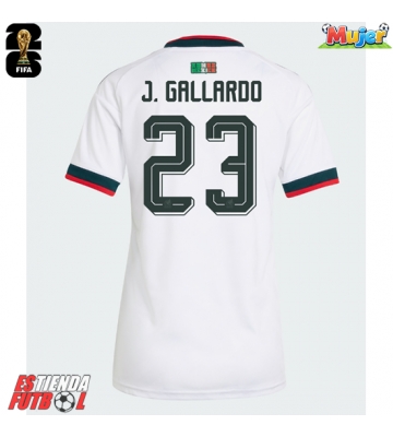 México Jesus Gallardo #23 Segunda Equipación Mujer Mundial 2026 Manga Corta